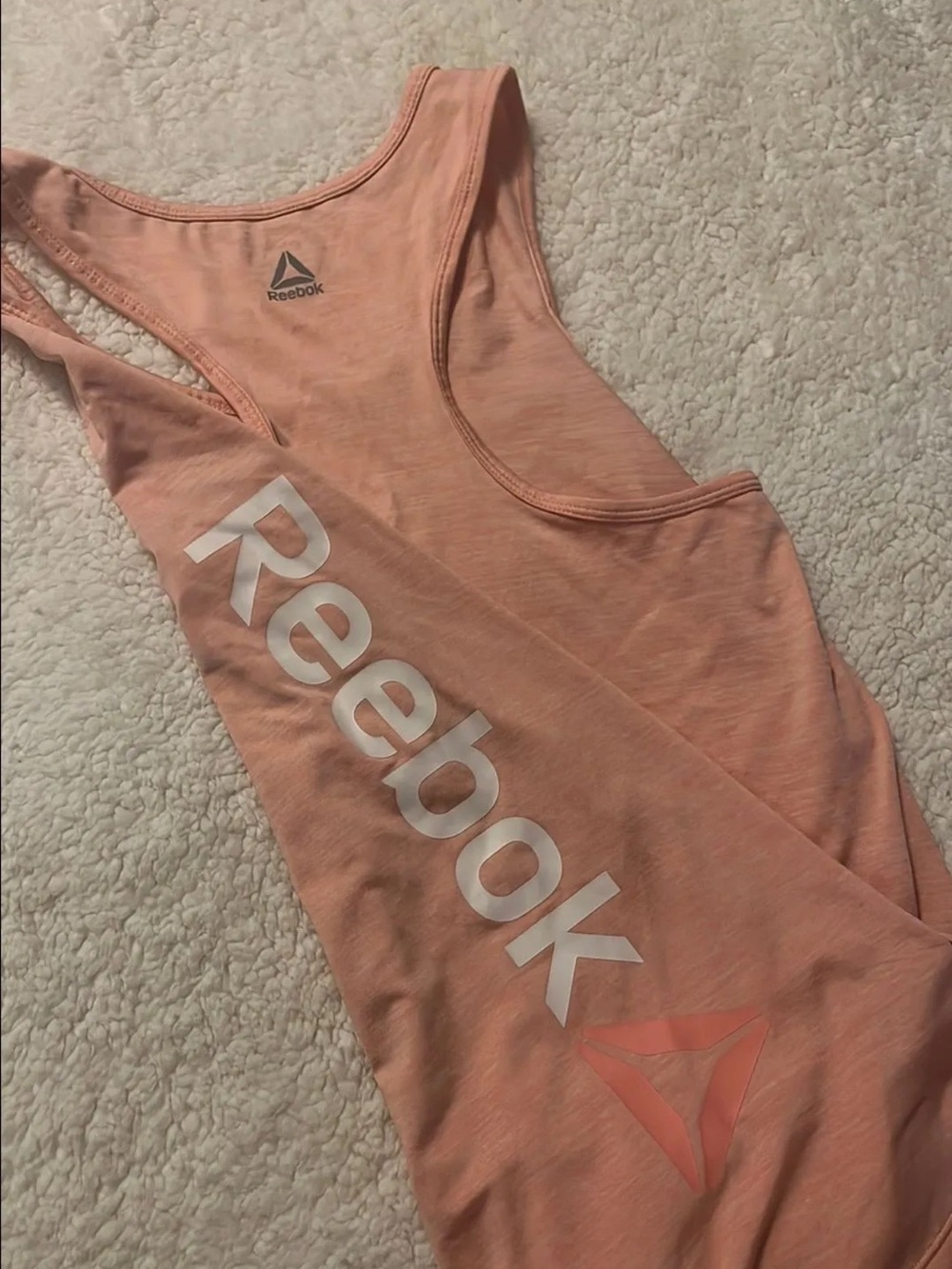 Reebok peach Racerback Performance Tank - Picture 2 of 3